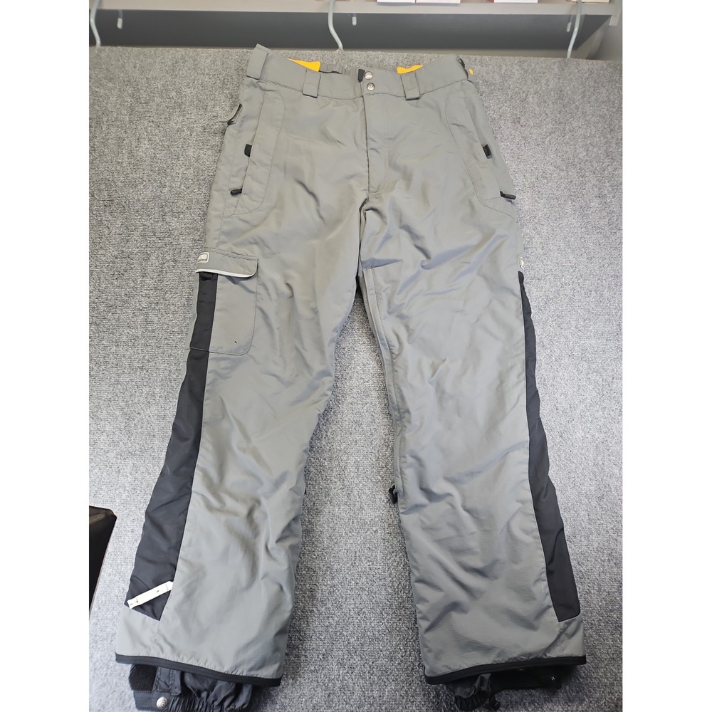 Columbia Mens Size Medium Convert Performance Gray SnowBoard Pants 1845